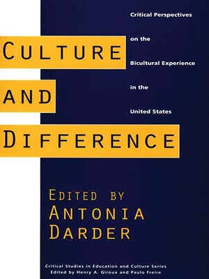 cover image of Culture and Difference